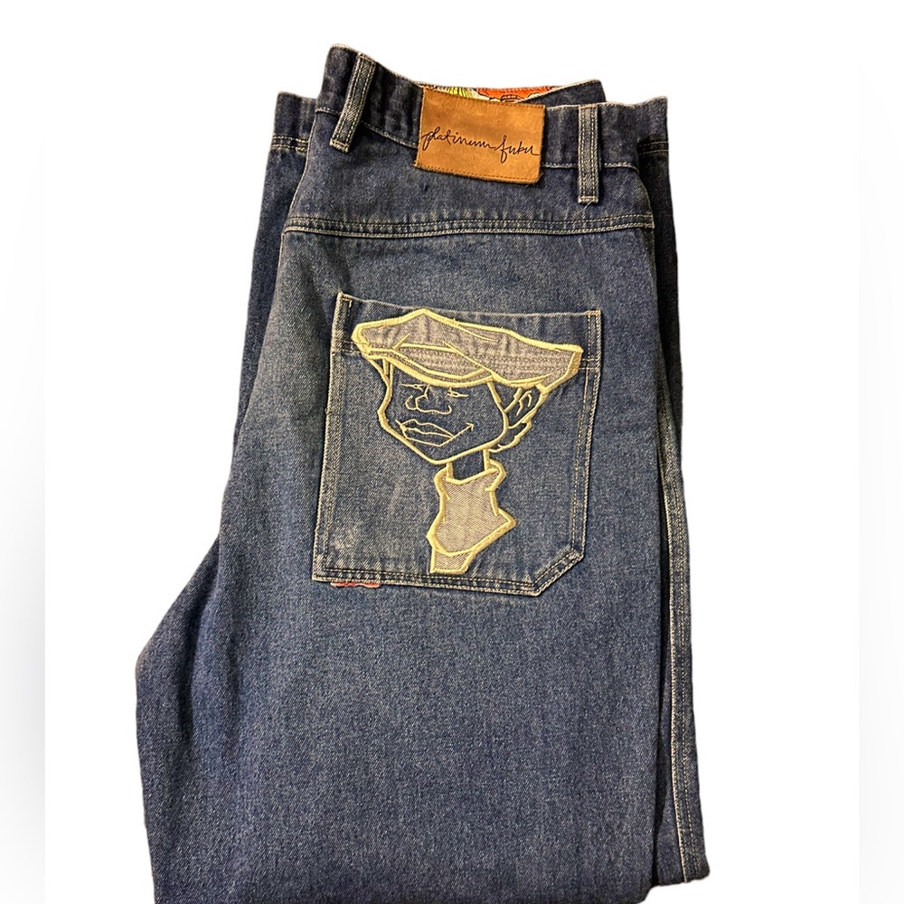 Vintage Platinum Fubu pants